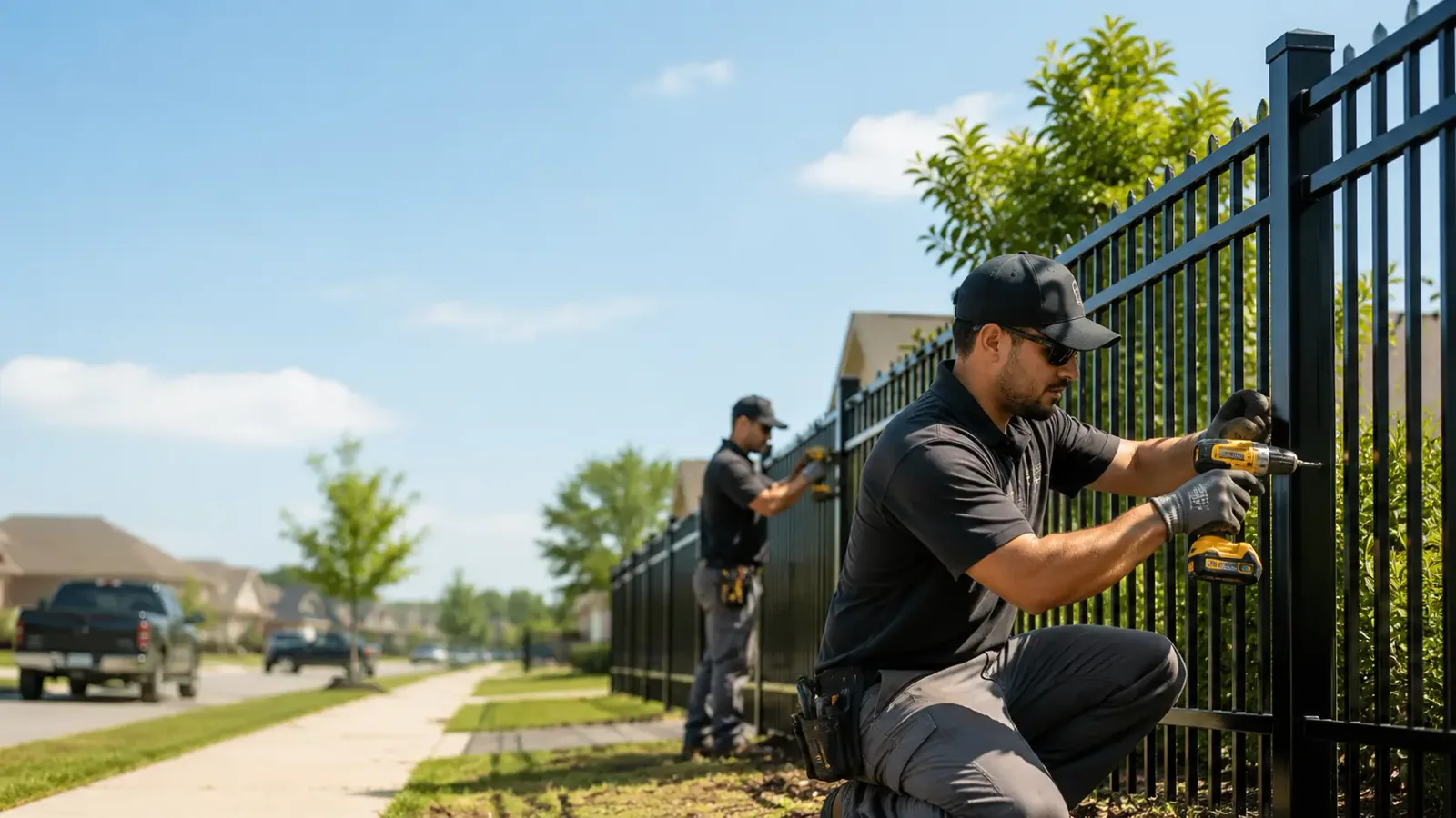 Metal Fence Installation in Milton, LA